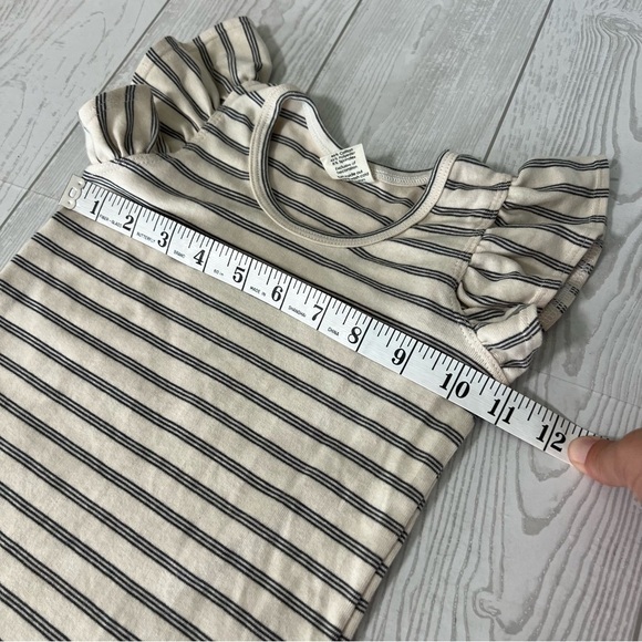 Lulu + Roo Striped Flutter Top - Picture 5 of 10